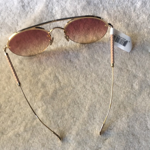 NWT Tod\'s Women\'s 56mm Round Sunglasses Rose